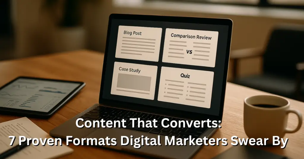 laptop showing formats